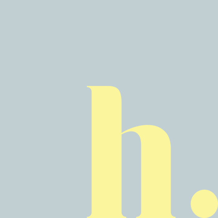 h logo
