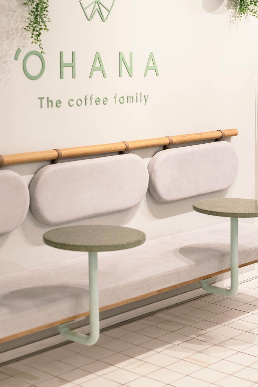 Ohana coffee budapest belsőépítészet