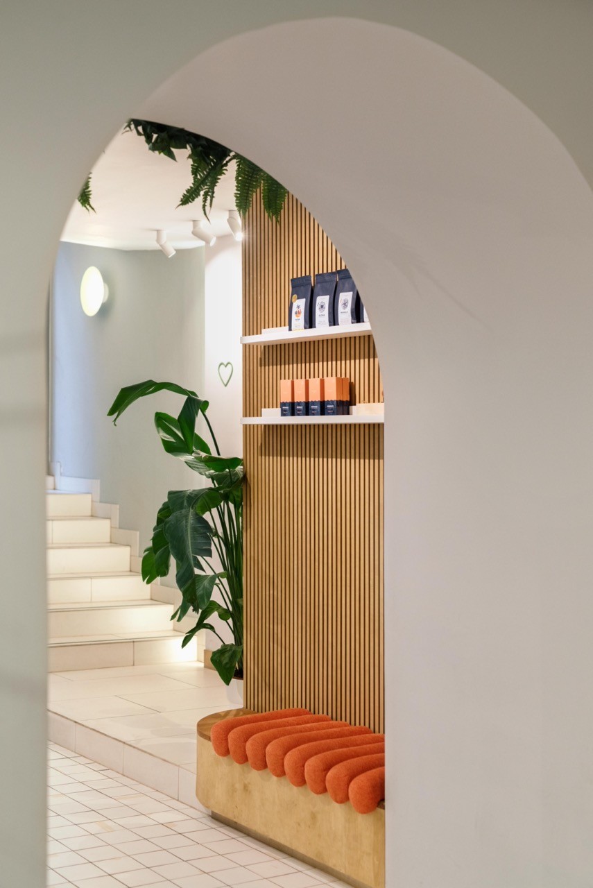 Ohana coffee budapest belsőépítészet