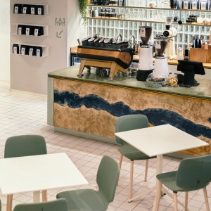 Ohana coffee budapest belsőépítészet